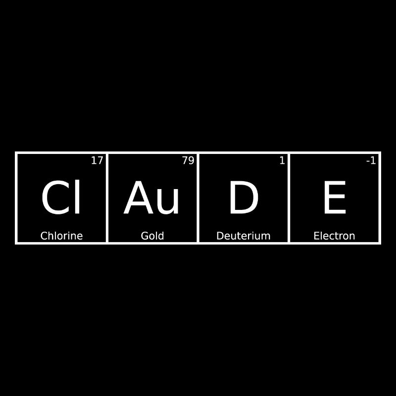 Claude Surname First Name Chemistry Periodic Table Elements