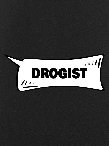 Drogist als Sprechblase