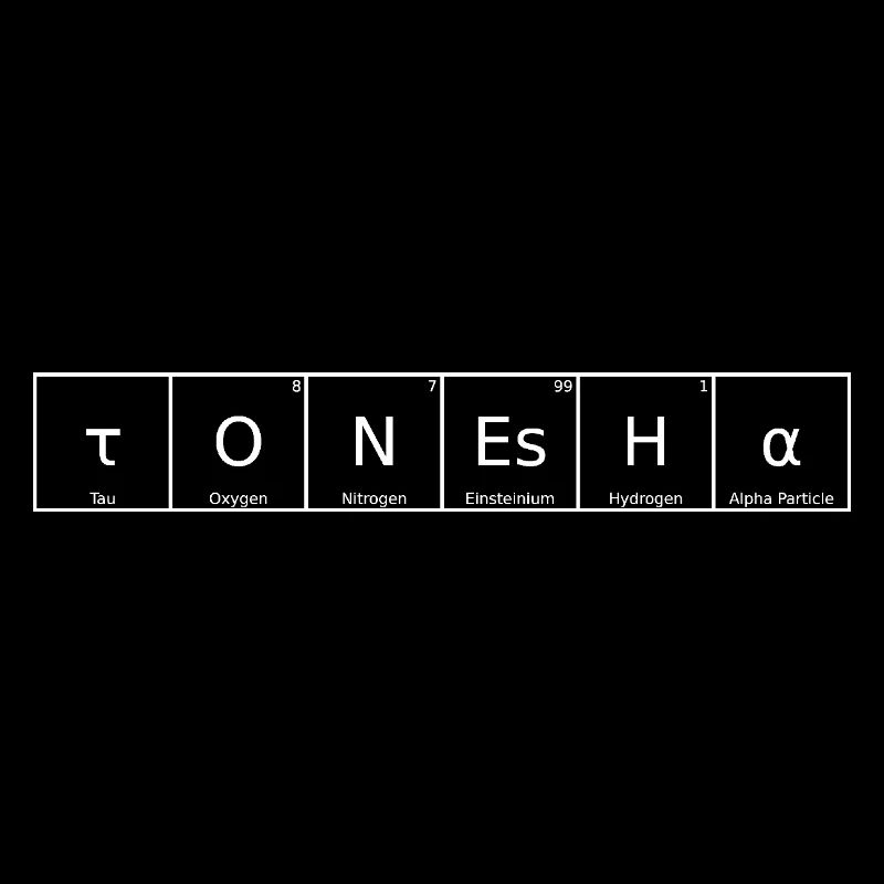 Tonesha Name First Name Chemistry Periodic Table Element