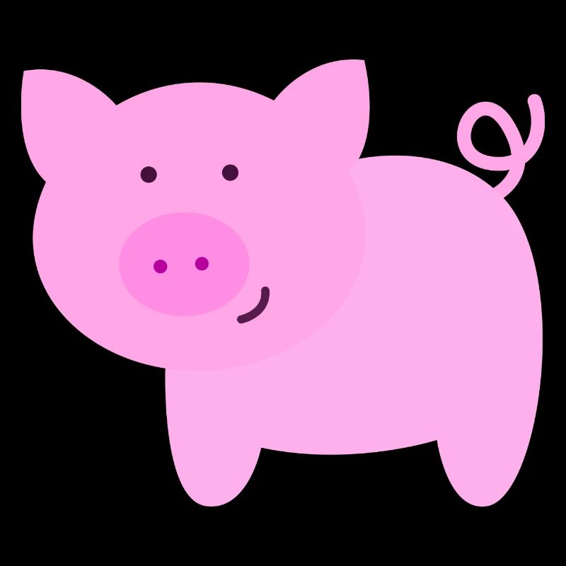 Cochon rose