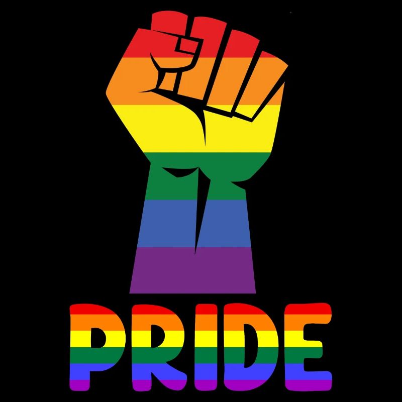 LGBTQ Rainbow Faust Proud Gay Pride