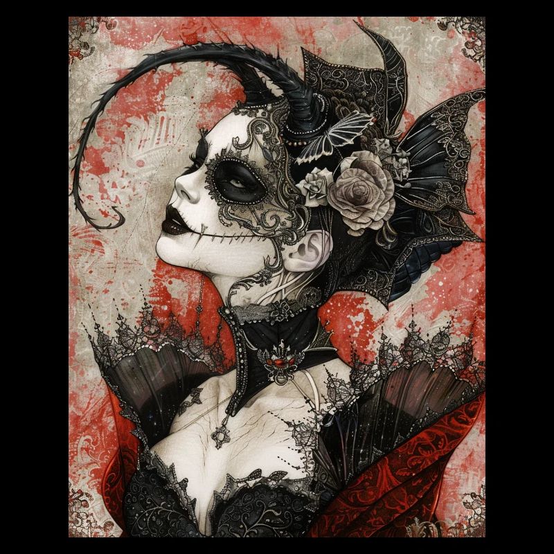 Diva gothique sombre