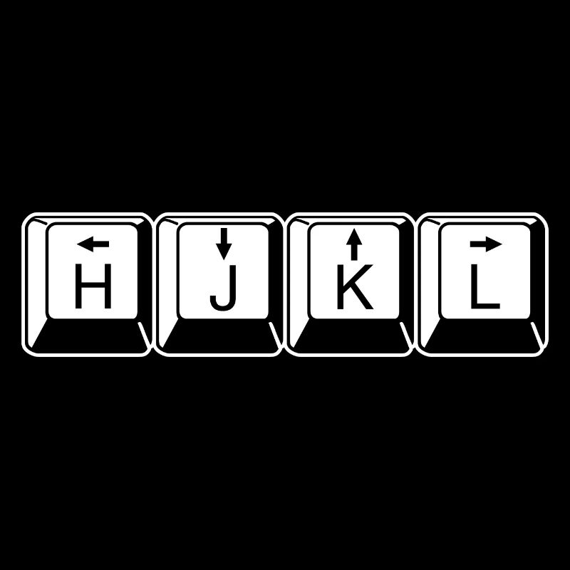 vi/Vim HJKL - Computer Geeks Nerds Code Keyboard