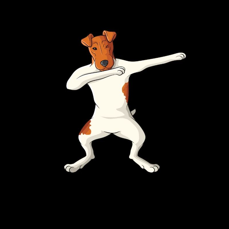 Glatthaar Foxterrier Hund