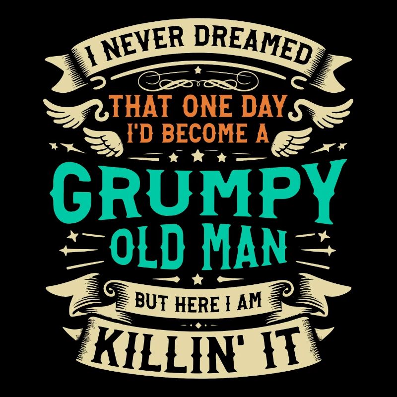 Opa Großvater Geschenkidee Become A Grumpy Old Man