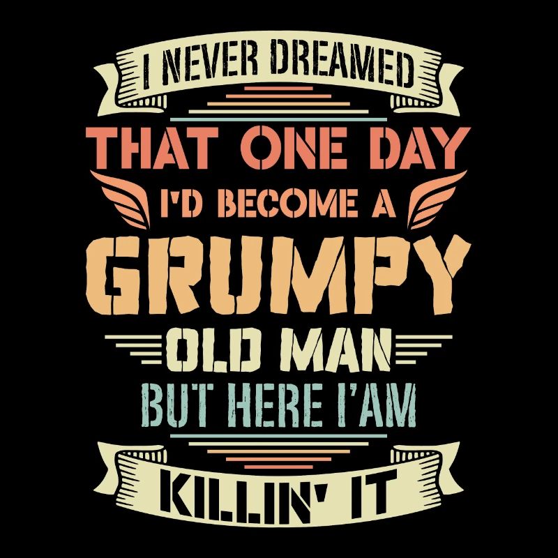 Opa Großvater Geschenkidee Become A Grumpy Old Man