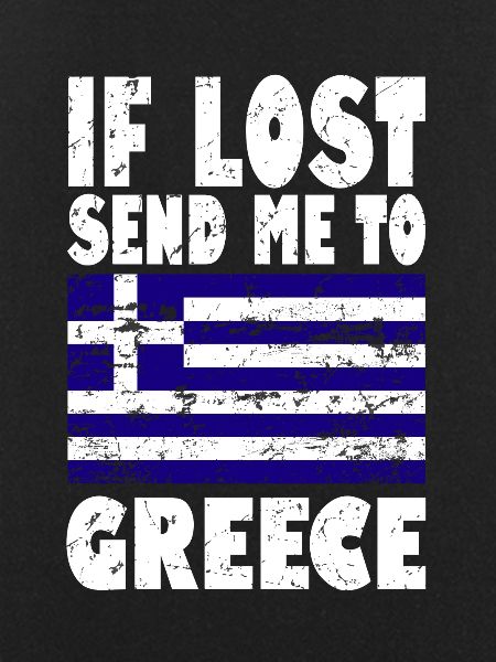 Greece Flag Saying