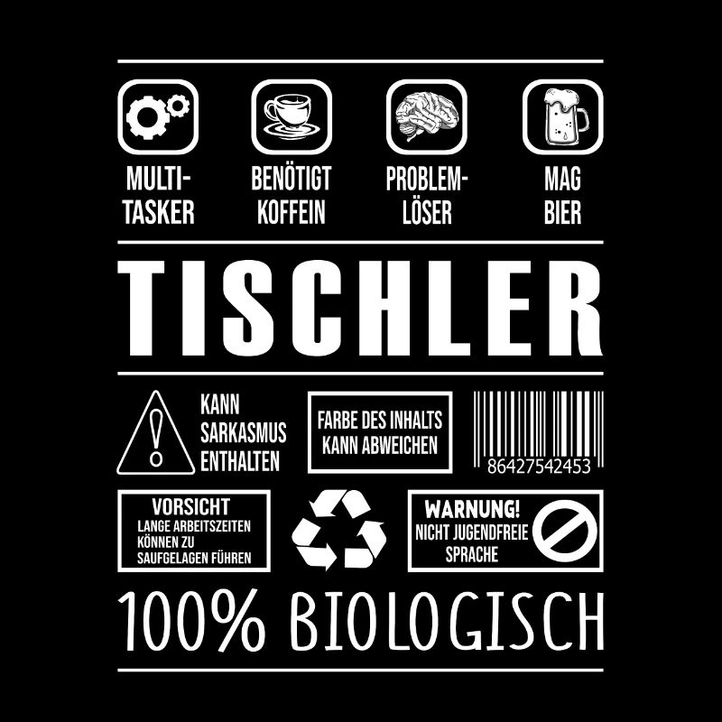 Tischler Beruf Spruch lustig Zimmerer