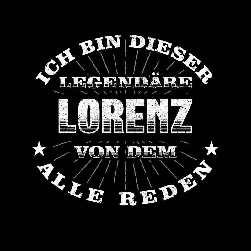 Legendärer Lorenz lustiger vorname Name