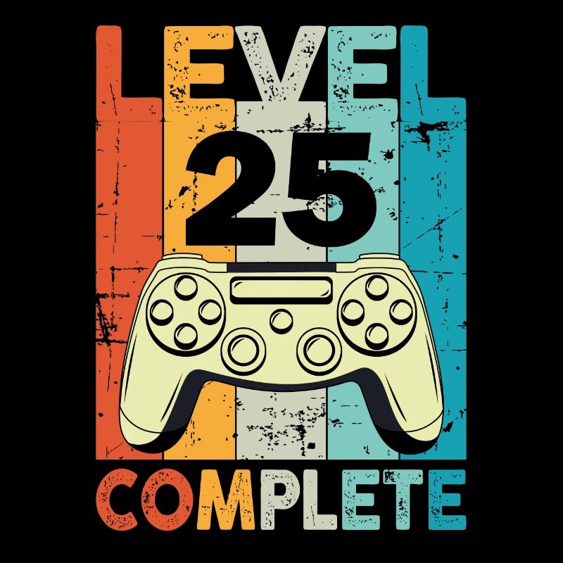 Level 25 Complete Gaming Birthday