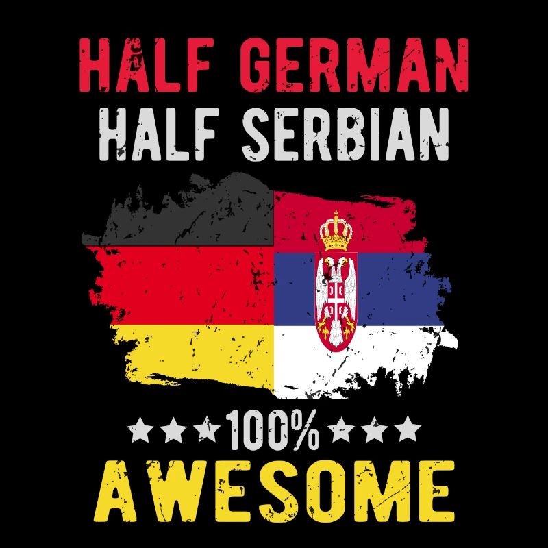 Half German half Serbia
