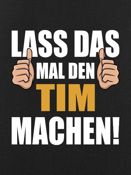 Let Tim do that