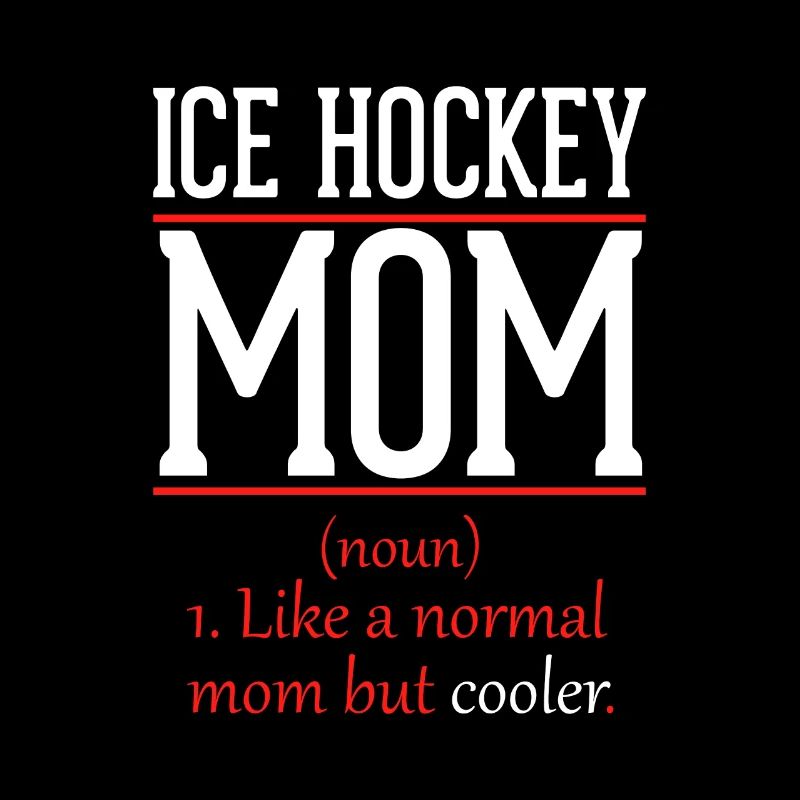 Eishockey Mama wie eine normale Mutter nur cooler