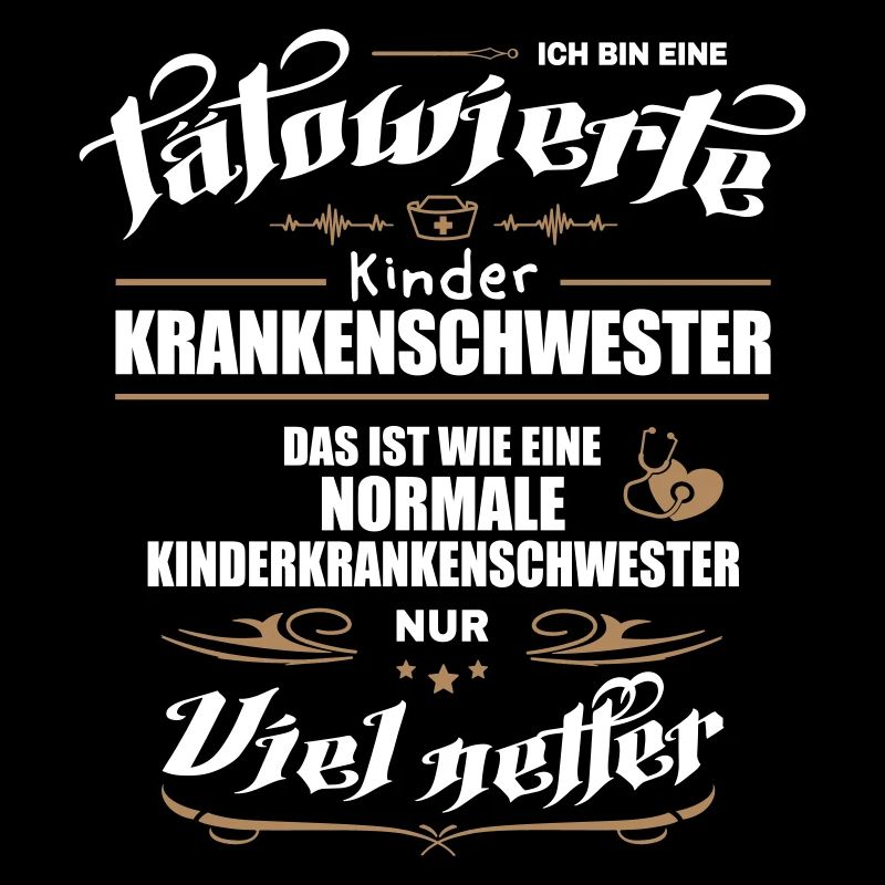 Tätowierte Kinderkrankenschwester ist netter!
