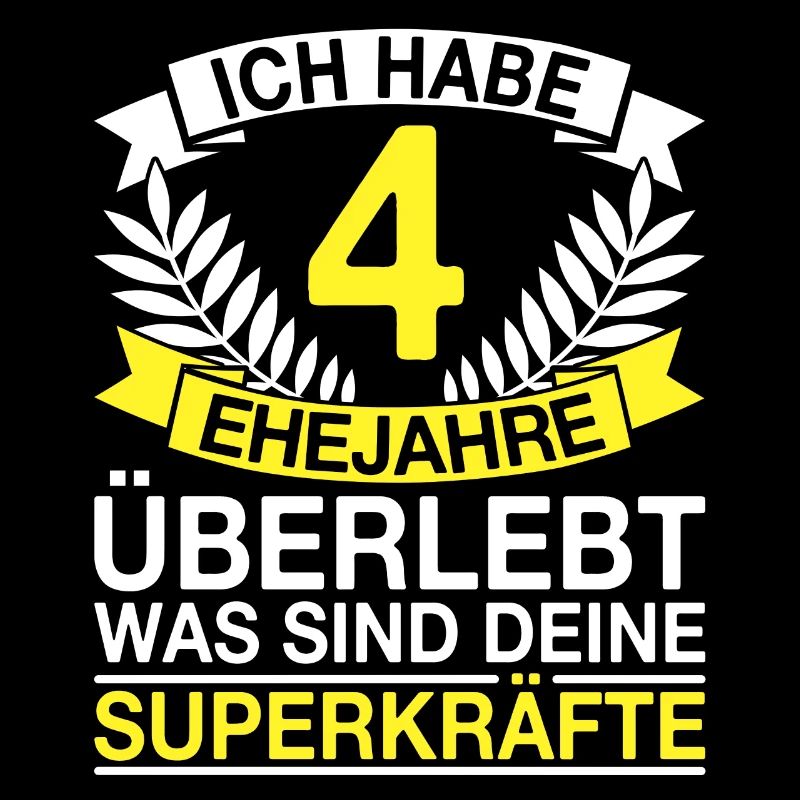 4 Ehejahre Überlebt 4 Hochzeitstag Geschenk