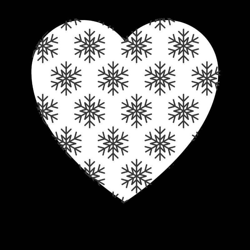 Herz Schneeflocken