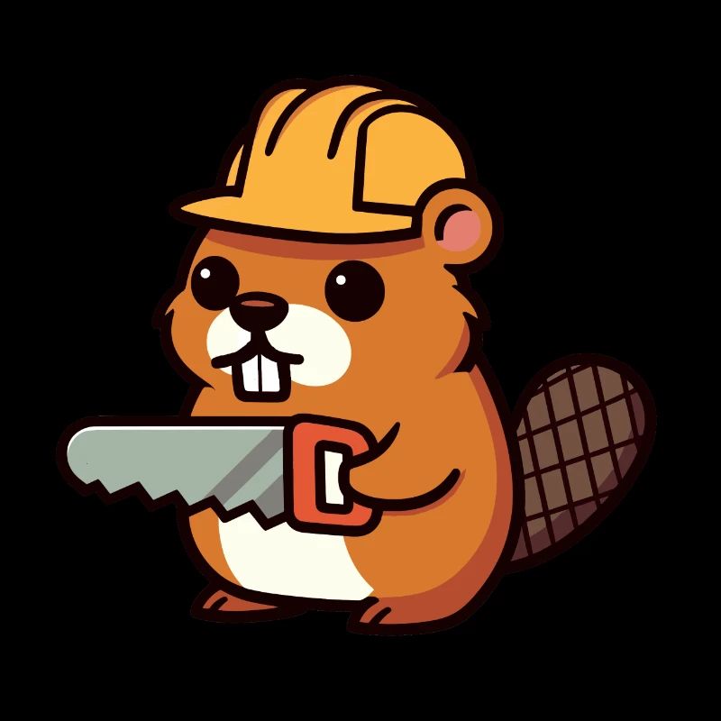Beaver Bob Constructeur Casque de scie Métier d’artisan