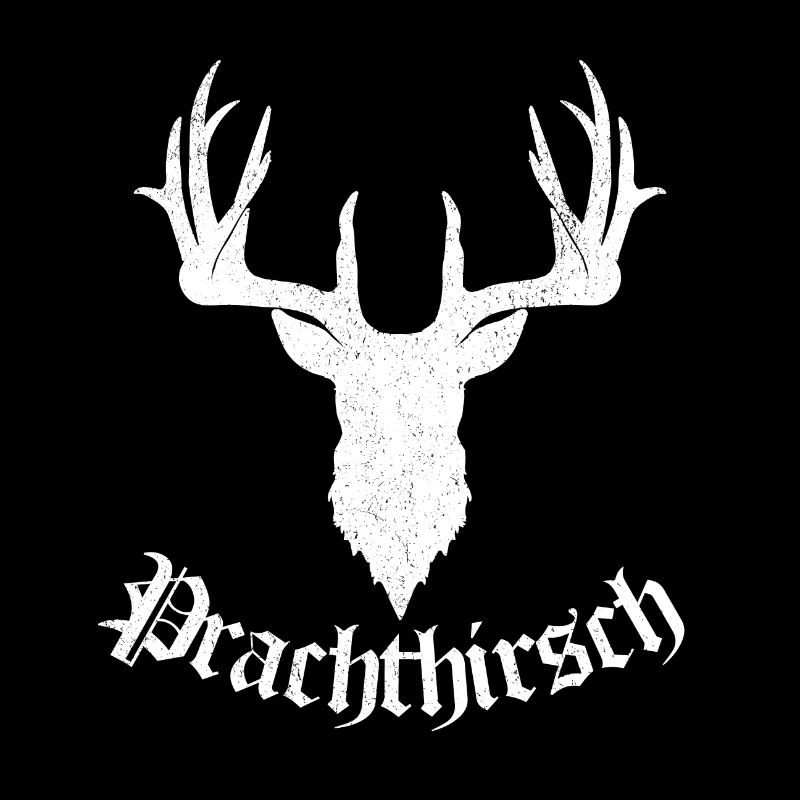 Trachtenhemd Prachthirsch Trachthemd Geweih Idee