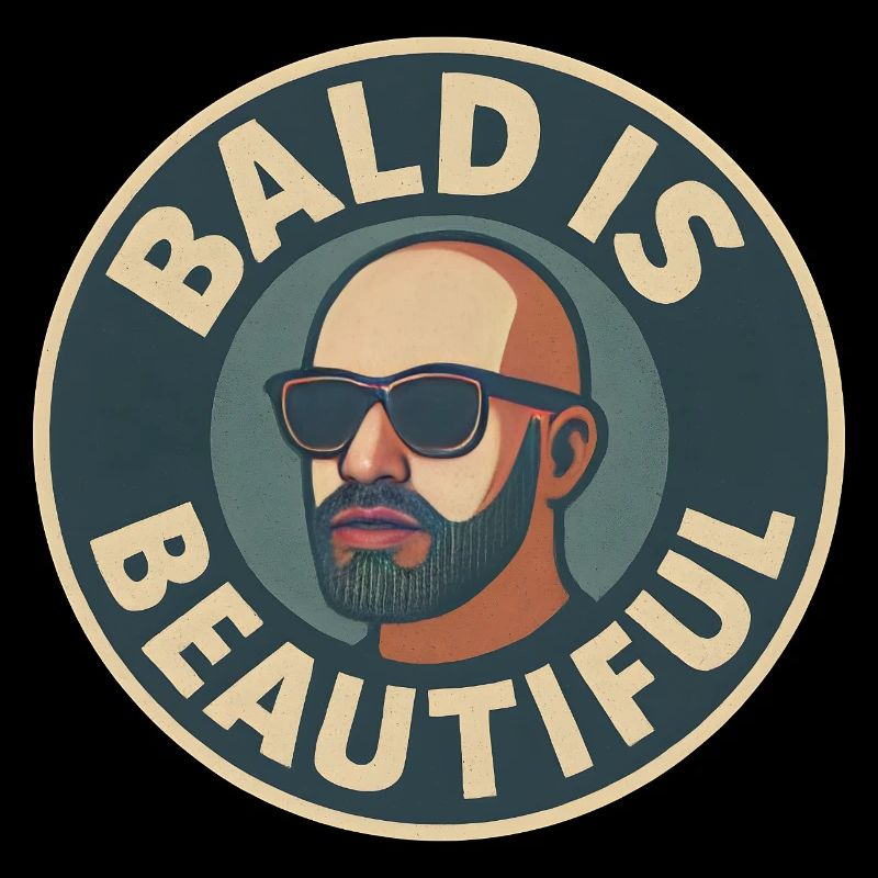 Men's Bald Gift Idea Bald Is Beautiful
