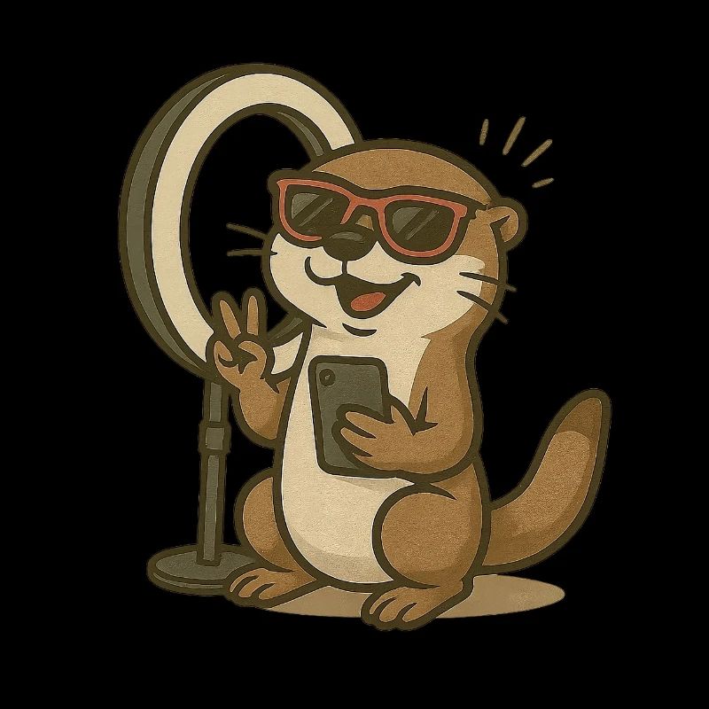 Content Creator Look – Otter als Streamer