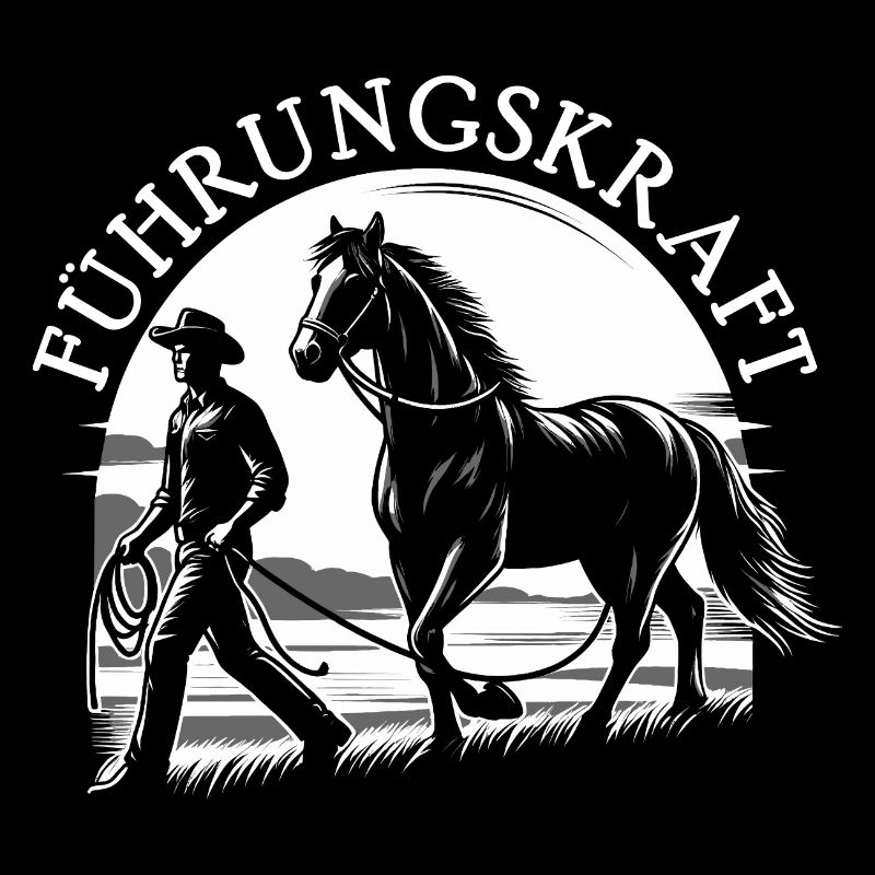 Führungskraft Pferd Reiten Geschenkidee Lustig