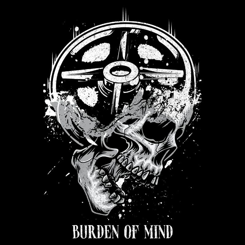 Burden of Mind Skull Wheel