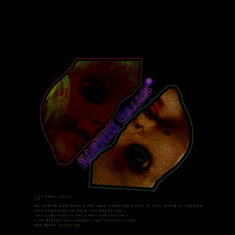 Illusions Collide: Two Faced Doll Graphic