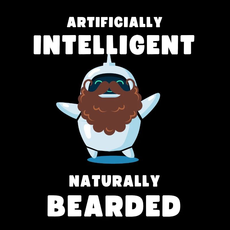 AI Intelligence artificielle codage cadeau drôle