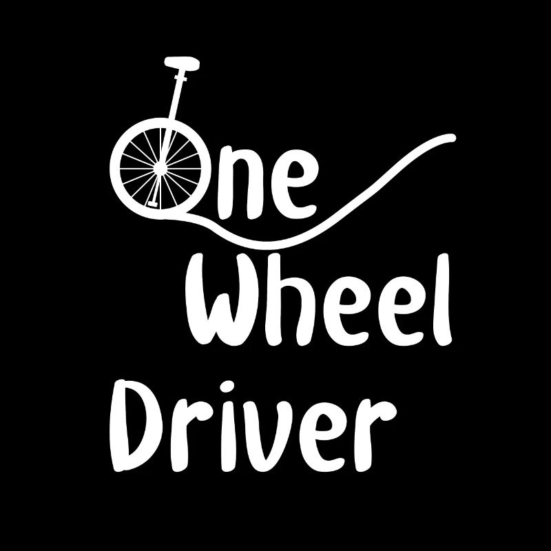 One Wheel Driver Einradfahrer Radfahrer