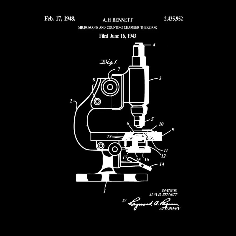 Modèle de plan de biologiste biologie microscope