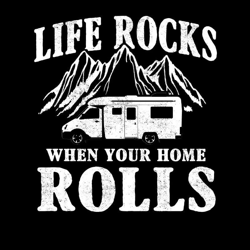 Life rocks when your home rolls caravan