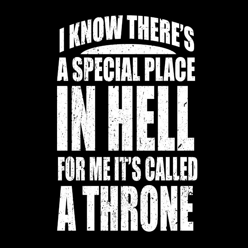 Gothic devil hell satan throne funny gifts