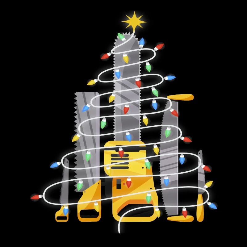 Christmas Tree Chainsaw Carpenter Forester