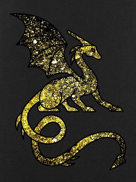 Dragon médiéval cosmique