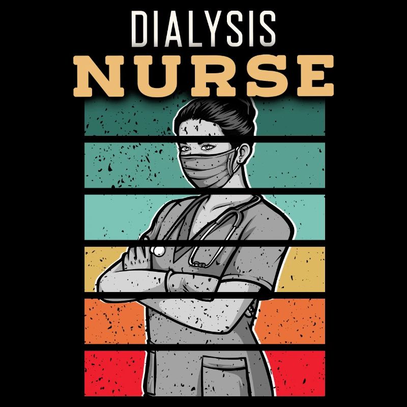 Dialysis Nurse - Retro - Hero - Frontliner