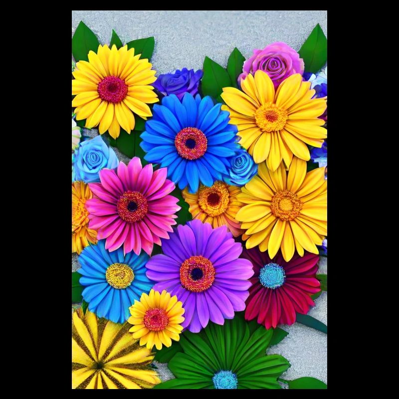 Fleurs multi
