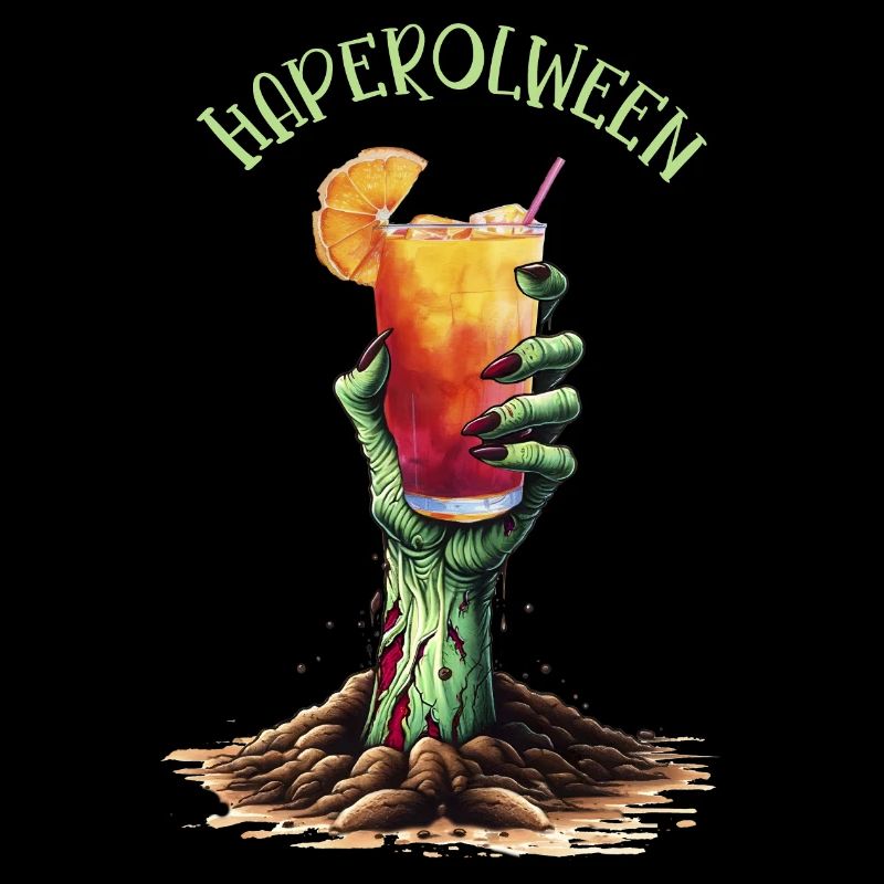 Haperolween Halloween Aperitif Zombiehand Spritz