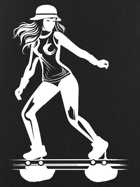 Roller Skating Drawing