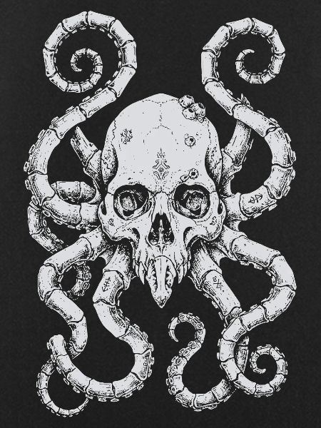 Kraken Skull Tide