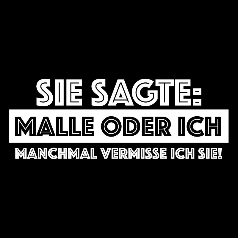 Sie sagte Malle oder ich | Bier, Party