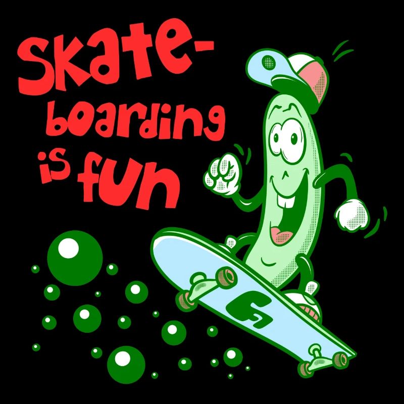 Skateboarding is fun