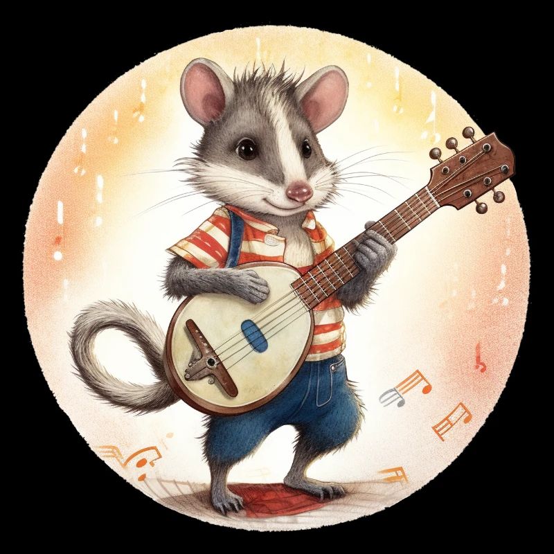 L’opossum joue du banjo