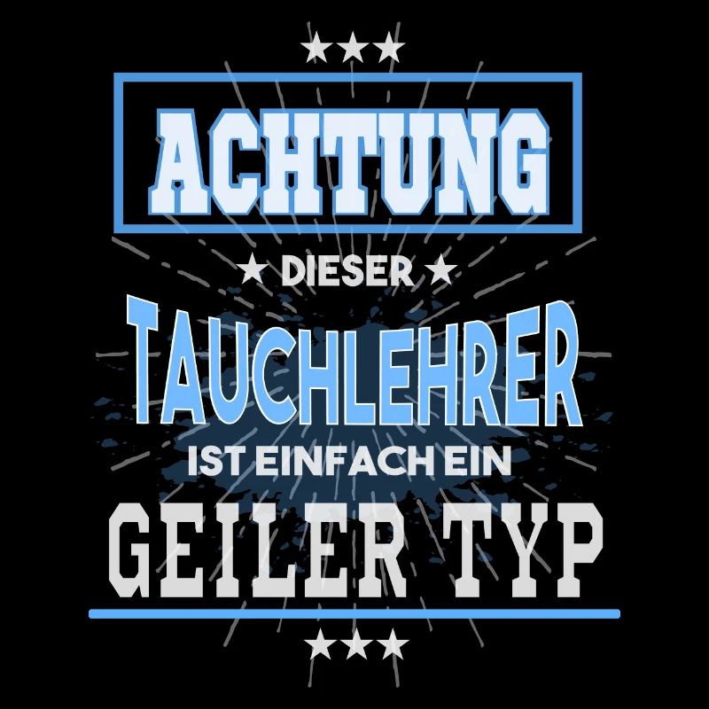 Tauchlehrer, einfach nur ein geiler Typ