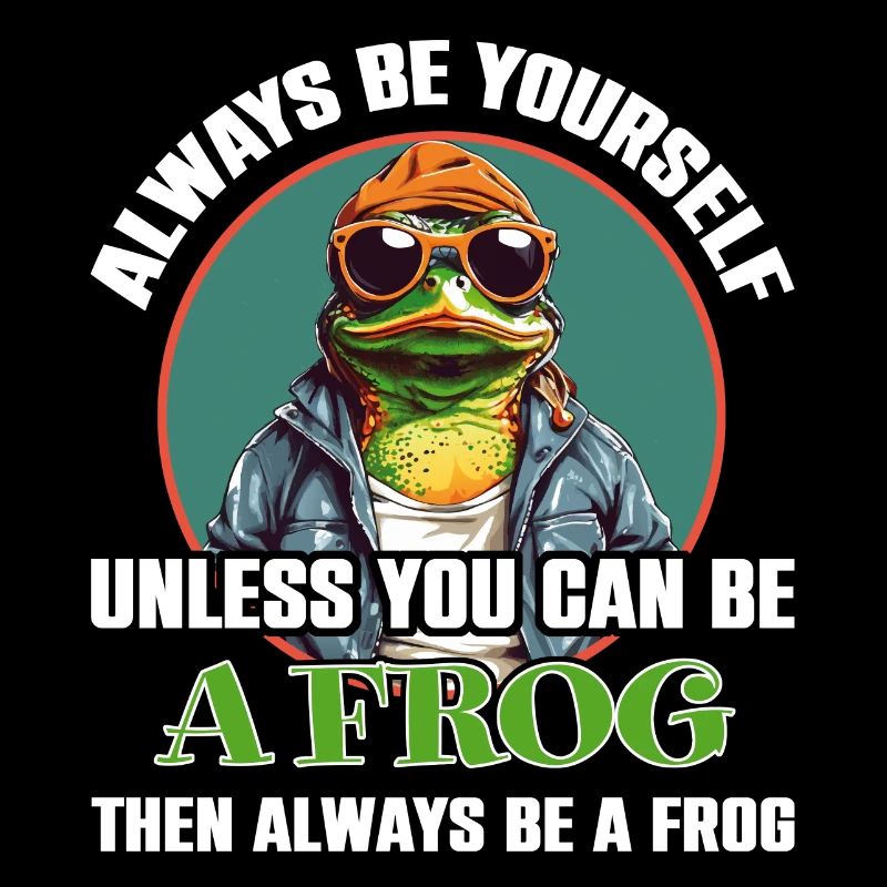 Sei Du selbst oder sei ein Frosch
