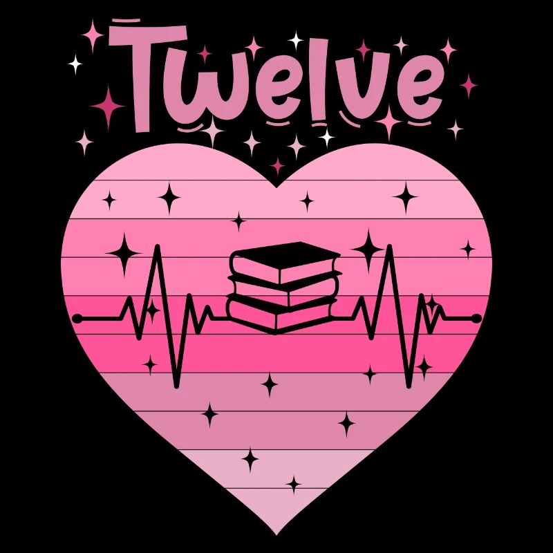 12. Geburtstag Lesen Bücher Buch Mädchen Tochter