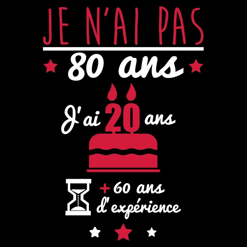 pas 80 ans anniversaire,cadeau d'anniversaire