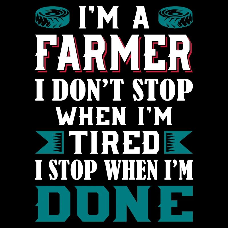 Farmer Do not Stop When Tired