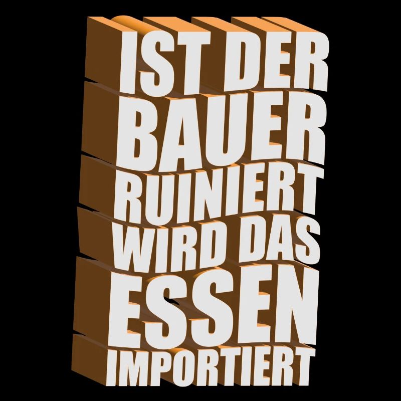 Ist der Bauer ruiniert wird das Essen importiert