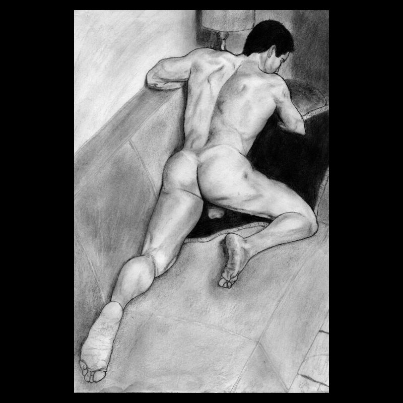 Ass man pencil