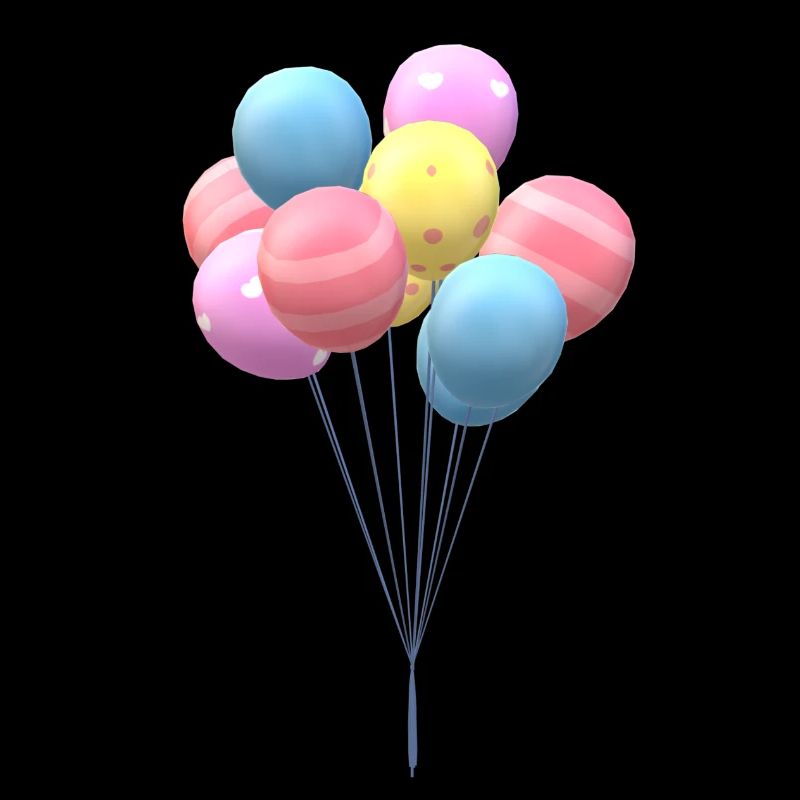 Ballons mignon doux mignon chic cher ballon